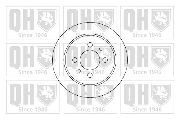 QUINTON HAZELL Тормозной диск BDC4880